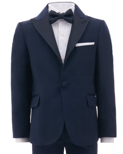 Navy Peak Lapel Suit