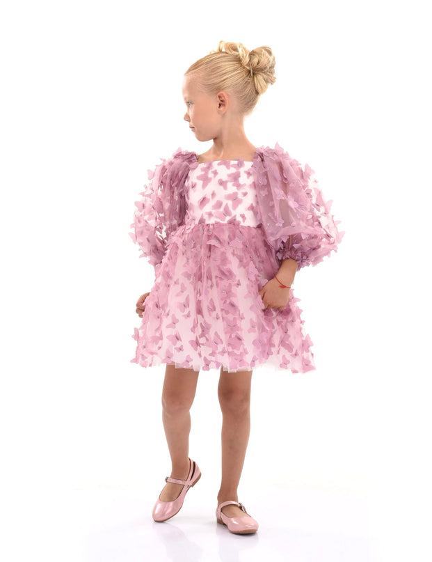 Pink Bell Mariposa Dress