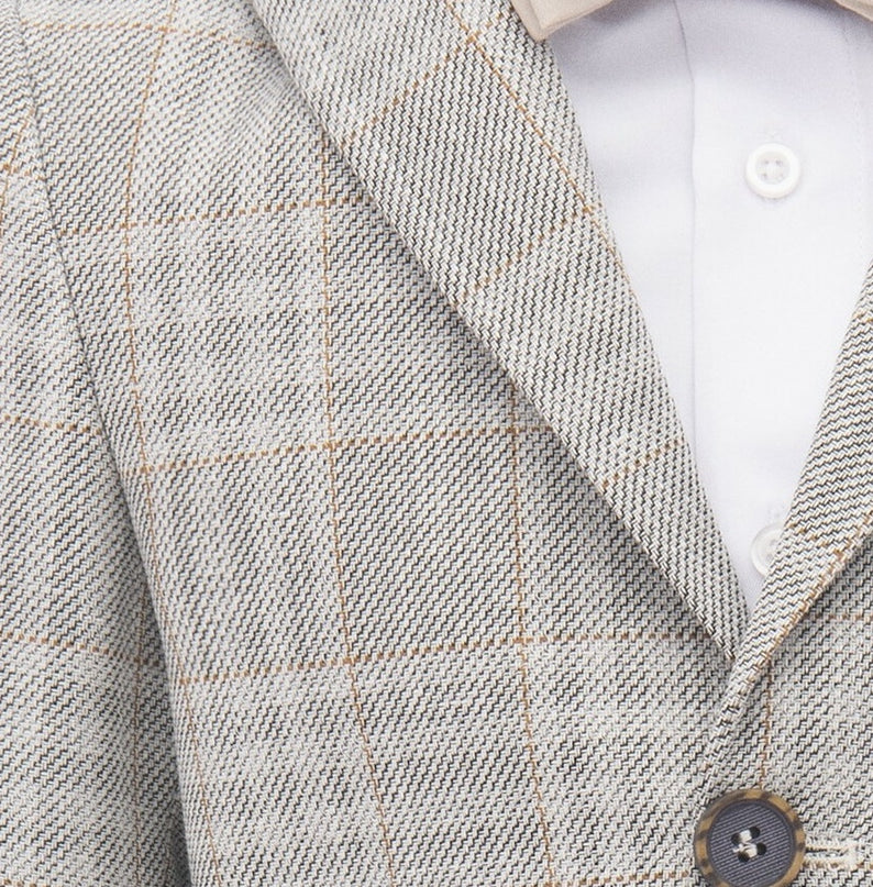 kids-atelier-moustache-kid-boy-baby-beige-plaid-peak-lapel-suit-22m22-beige