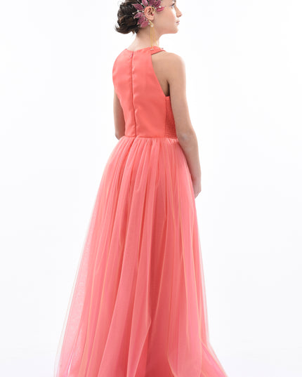 kids-atelier-tulleen-kid-girl-orange-malaga-halter-ruffle-gown-2962-orange-fuchsia