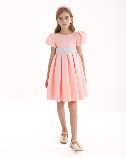 Pink Easton Teacup Belt Dress