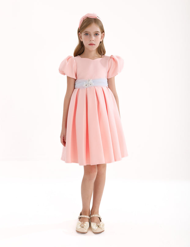 Pink Easton Teacup Belt Dress