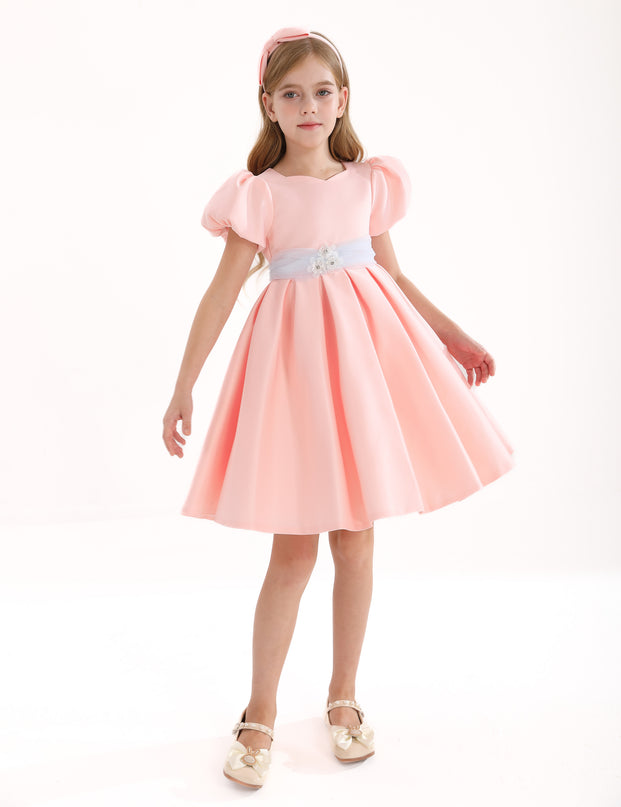 Pink Easton Teacup Belt Dress