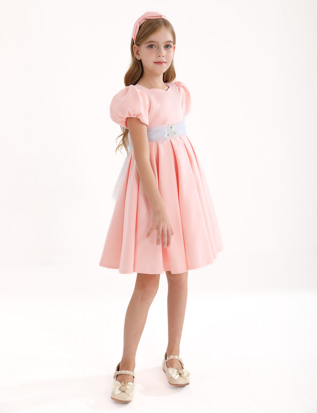 Pink Easton Teacup Belt Dress