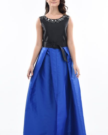 kids-atelier-tulleen-kid-girl-blue-lucena-sleeveless-gem-gown-3079-black-blue