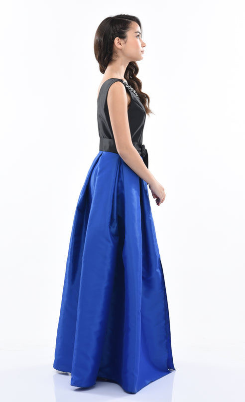 kids-atelier-tulleen-kid-girl-blue-lucena-sleeveless-gem-gown-3079-black-blue