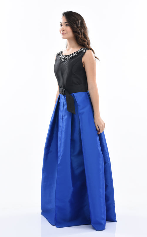 kids-atelier-tulleen-kid-girl-blue-lucena-sleeveless-gem-gown-3079-black-blue