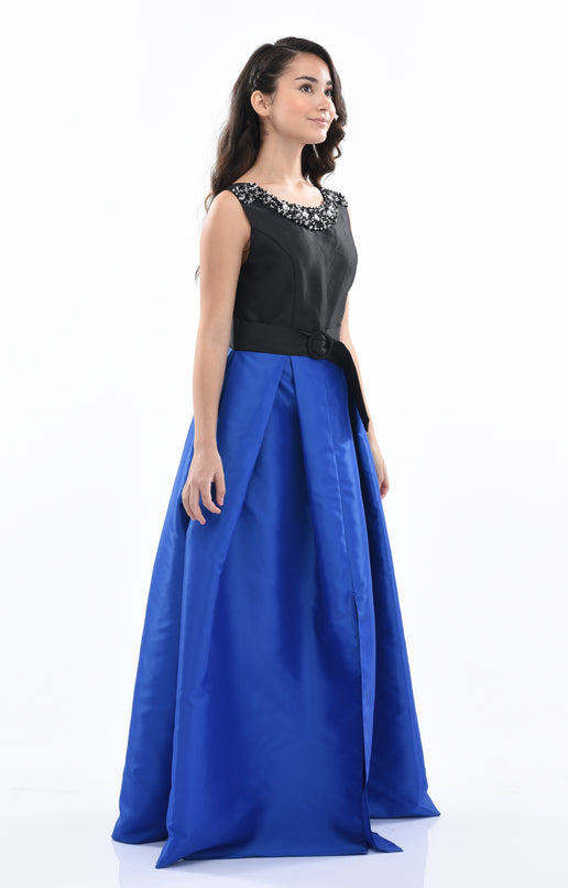 kids-atelier-tulleen-kid-girl-blue-lucena-sleeveless-gem-gown-3079-black-blue