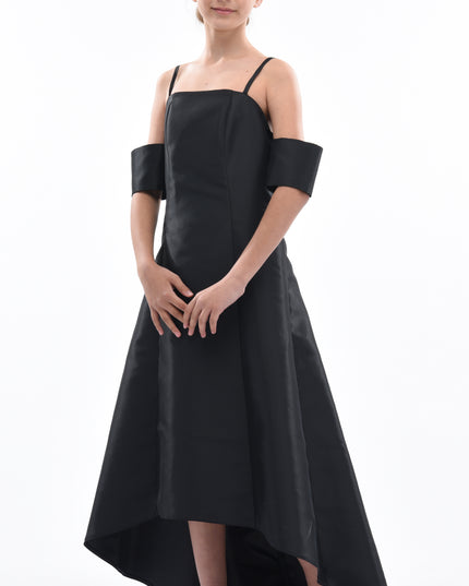 Black Bexley Hi-low Gown