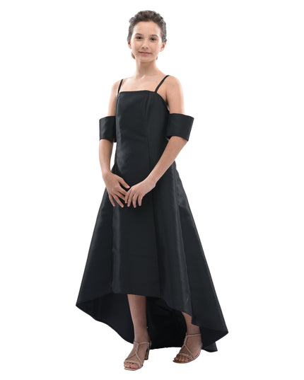 Black Bexley Hi-low Gown