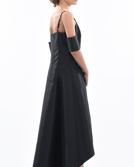 Black Bexley Hi-low Gown