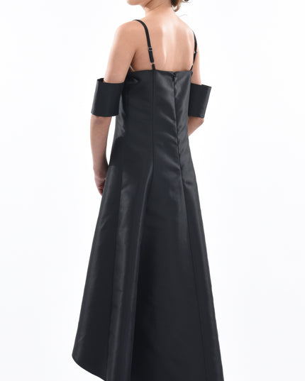 Black Bexley Hi-low Gown