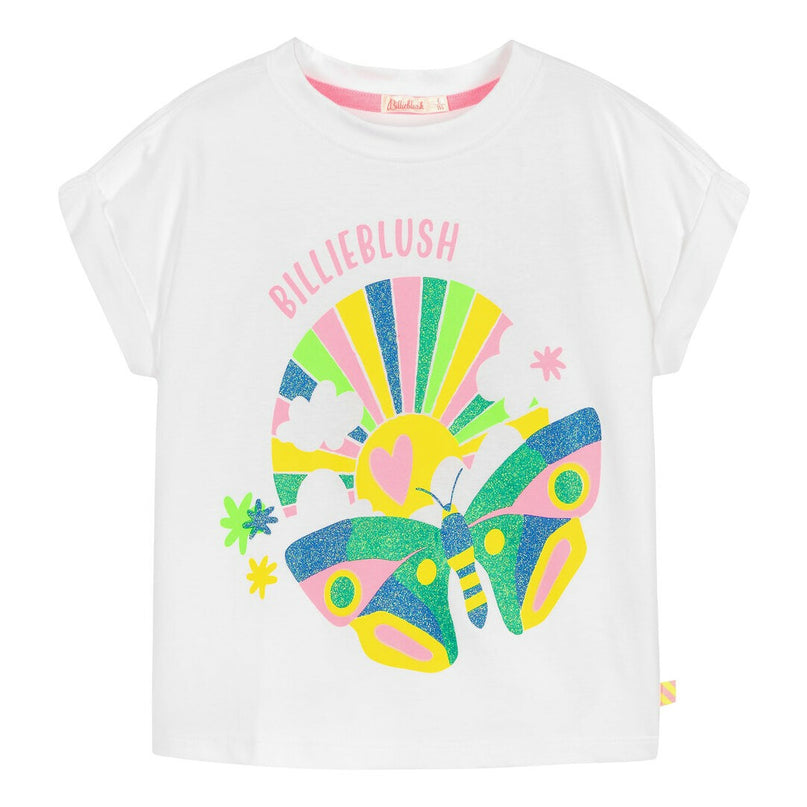 White Butterfly Logo T-Shirt