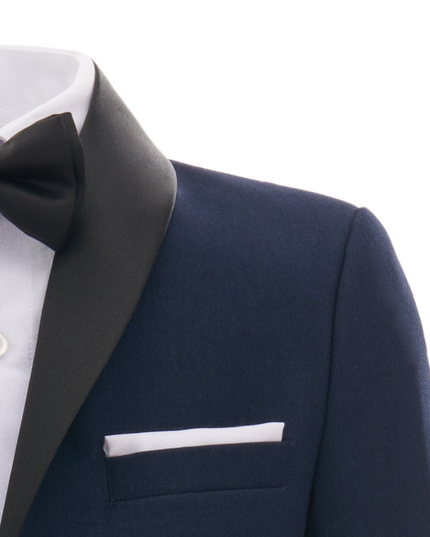 Navy Shawl Lapel Suit