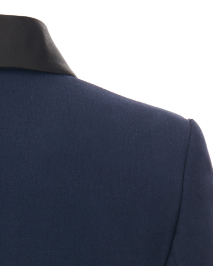 Navy Shawl Lapel Suit