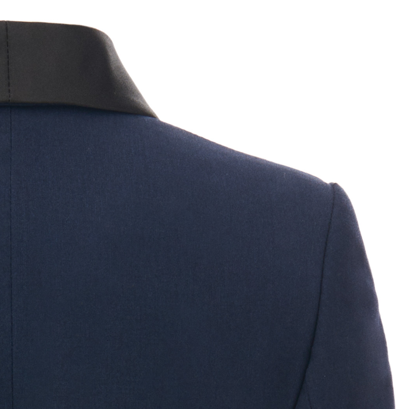 Navy Shawl Lapel Suit