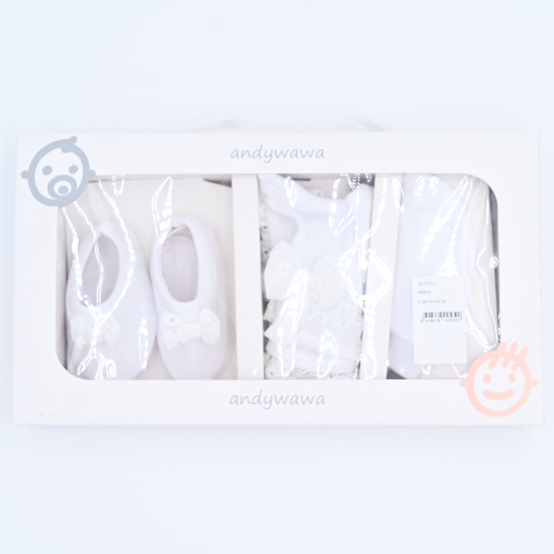 White 3pc Newborn Set