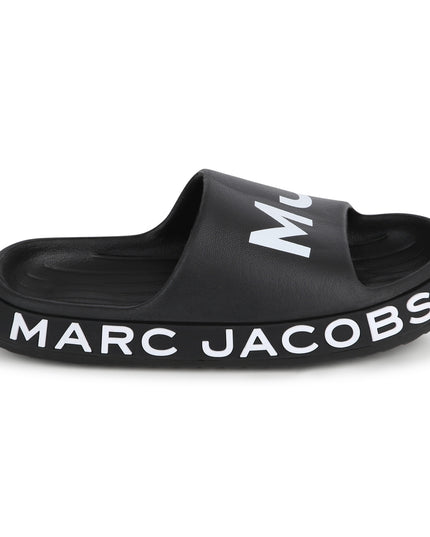 marc-jacobs-w60131-09b-ku-Black Logo Slides