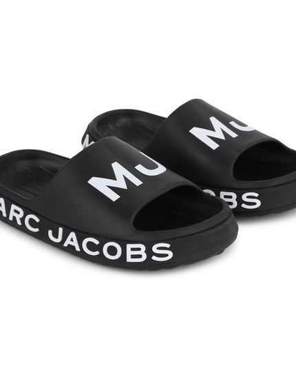 marc-jacobs-w60131-09b-ku-Black Logo Slides