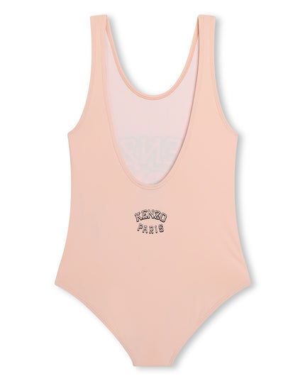 kenzo-k60177-46t-kg-Pink Varsity Tiger Swimsuit