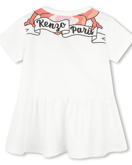 kenzo-k60117-12p-bg-White Cotton Dress