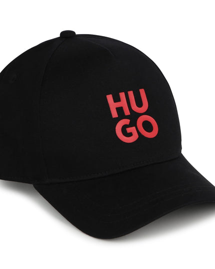 hugo-g00119-09b-Black Logo Cap