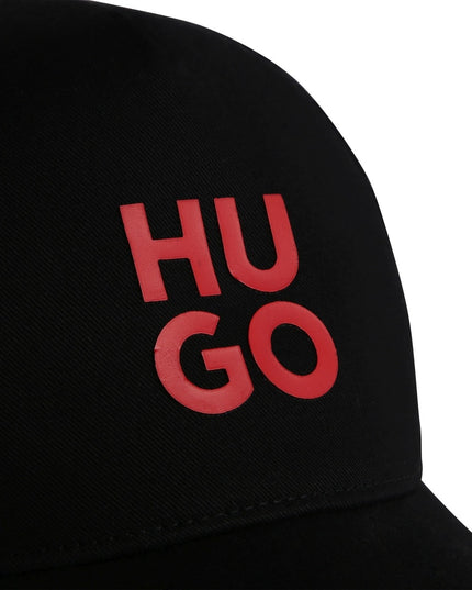 hugo-g00119-09b-Black Logo Cap