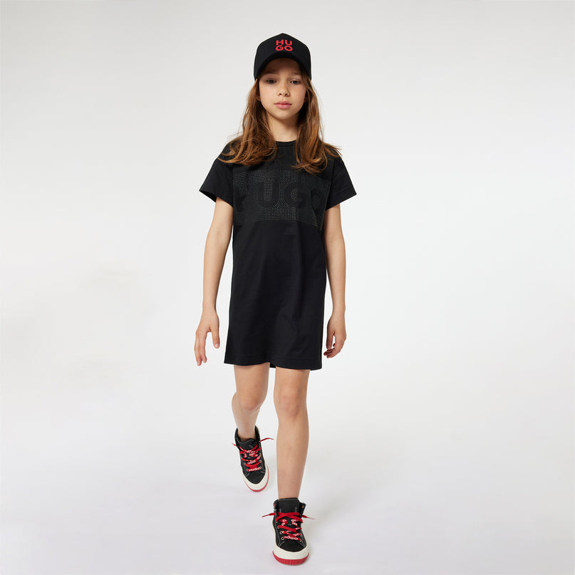 hugo-g00119-09b-Black Logo Cap