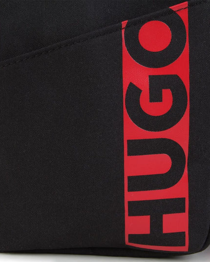 hugo-g00107-09b-Black Logo Bag