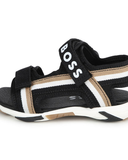 boss-j50877-09b-bb-Black Logo Sandals