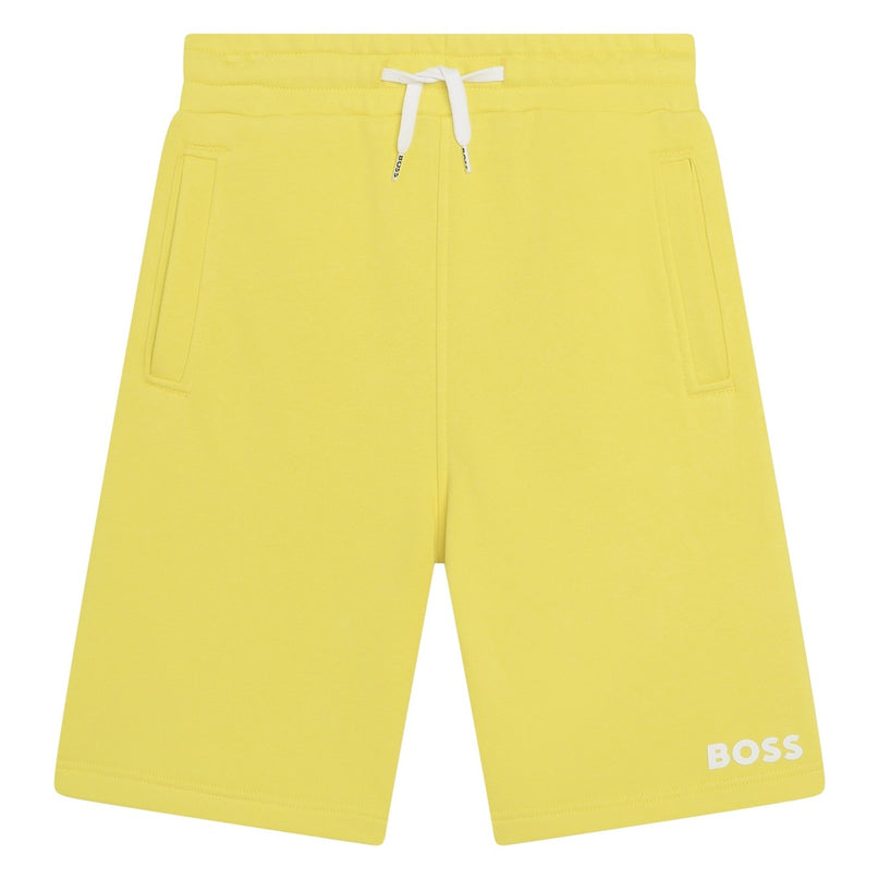 boss-j50680-508-kb-Yellow Logo Shorts