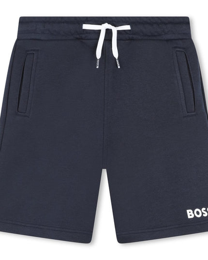 boss-j50680-849-kb-Navy Logo Shorts