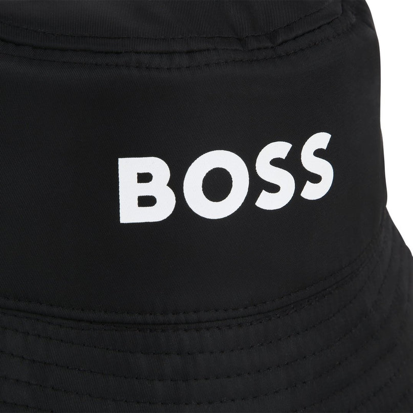 Black Logo Bucket Hat