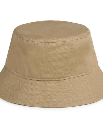 Beige Box Logo Bucket Hat