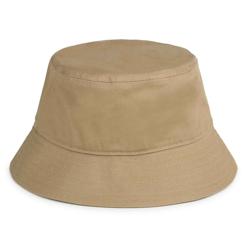 Beige Box Logo Bucket Hat