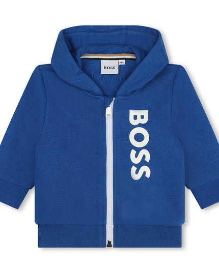 boss-j50591-872-bb-Electric Blue Hooded Cardigan