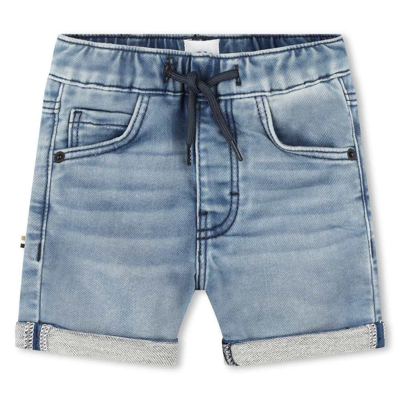 boss-j50584-z03-bb-Blue Denim Shorts