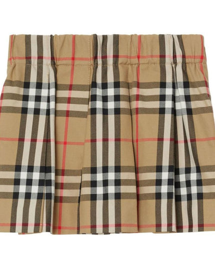 burberry-Beige Vintage Check Pleated Skirt-8079674-c-ig3-gabrielle-vint-146079-a7028