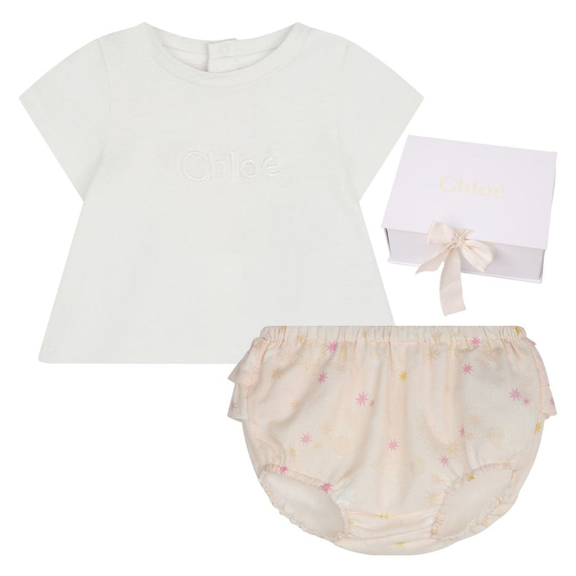 kids-atelier-chloe-orange-ruffled-shorts-white-shirt-set-c20205-s01