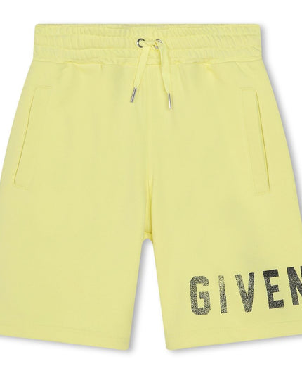 kids-atelier-givenchy-yellow-4g-logo-print-shorts-h30281-518