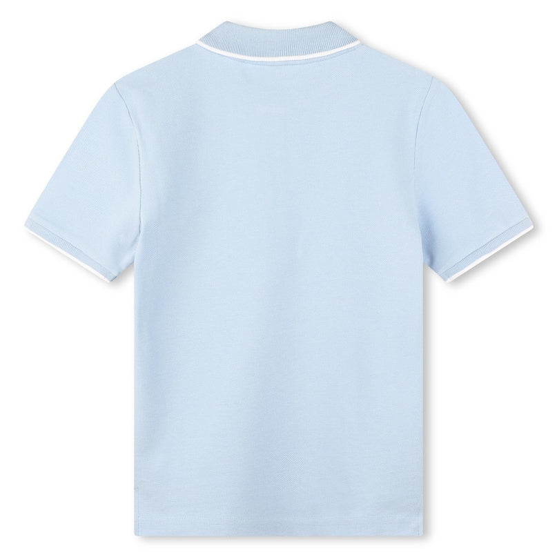 Light Blue Logo Polo