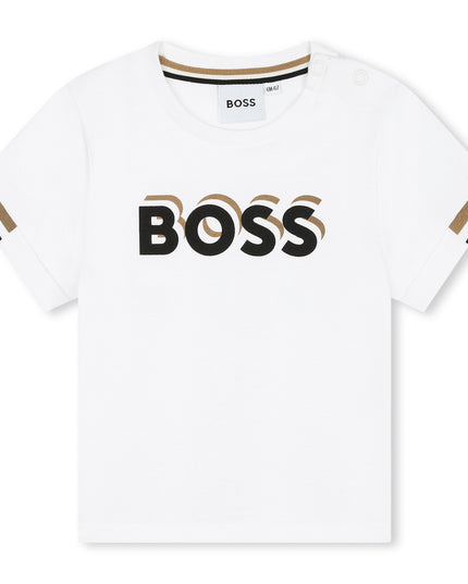 BOSS-J50624-269-BB-STONE-T-SHIRT AND BERMUDA SHORTS