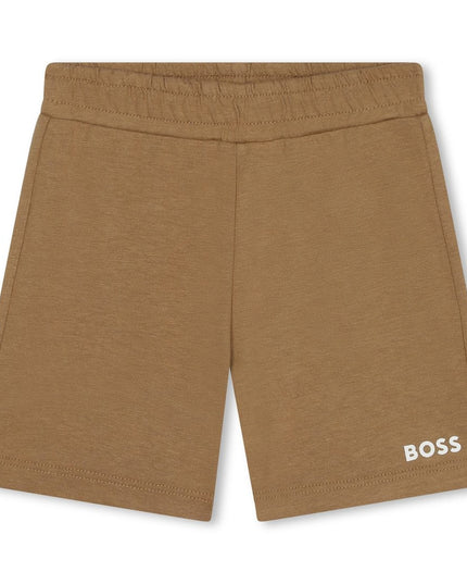 BOSS-J50624-269-BB-STONE-T-SHIRT AND BERMUDA SHORTS