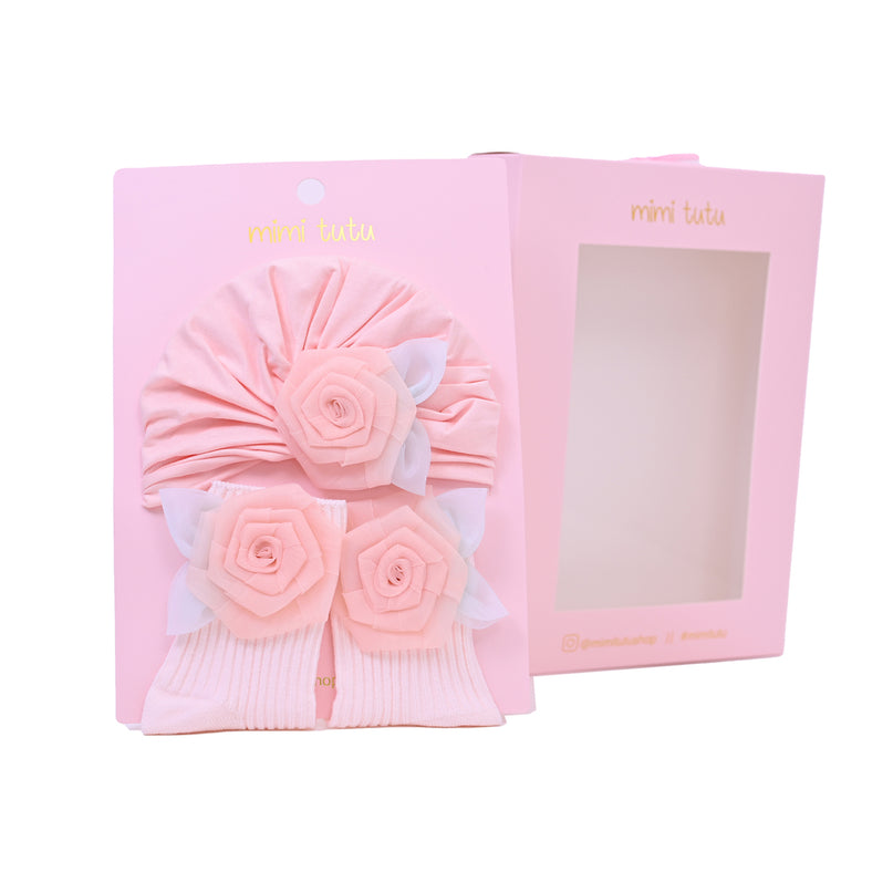 Pink Pastel Rose Gift Set