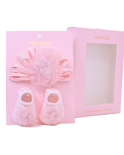 Pink Flower Pastel Gift Set