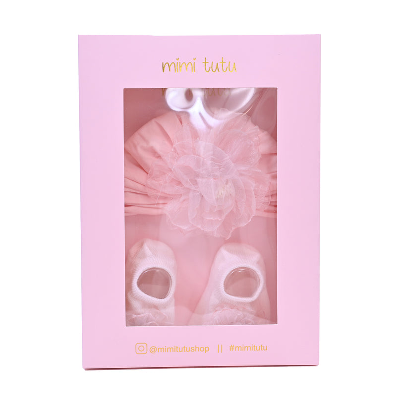 Pink Flower Pastel Gift Set