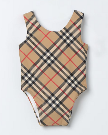 burberry-Beige Vintage Check Swimsuit-8082066-c-ig7-151728-a7028