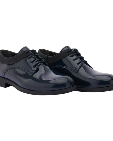 Navy Cap Toe Oxford Shoes