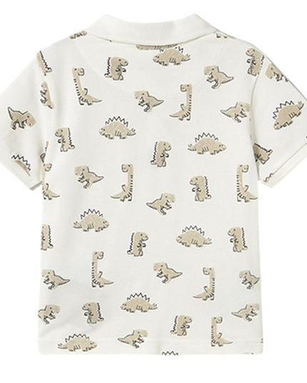 Cream Dinosaur Polo