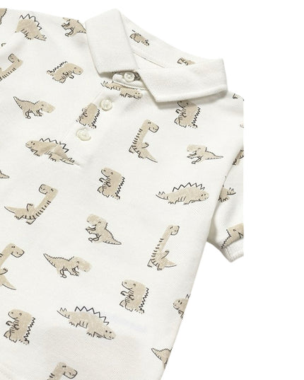 Cream Dinosaur Polo